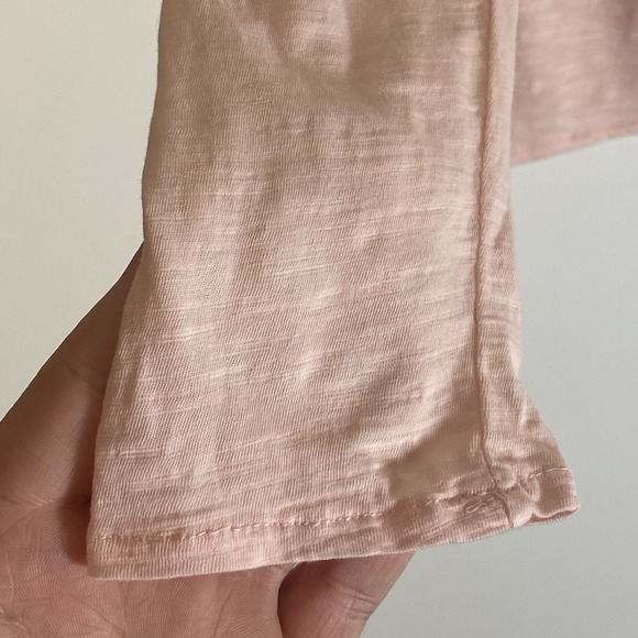 Polo Jeans Company Top Womens Large Pink Ruffle Ralph Lauren V Neck Casual Nice - Picture 5 of 15